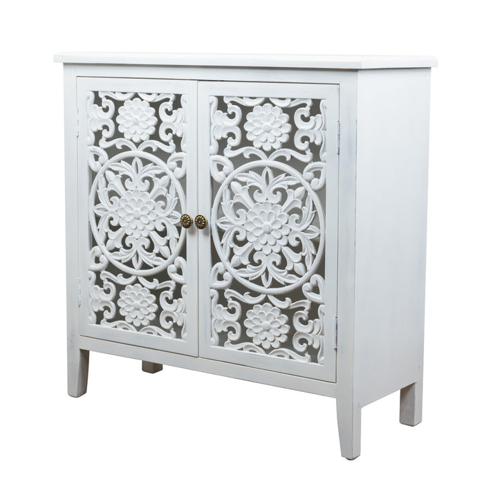 Jessie 2 Door Cabinet White Large