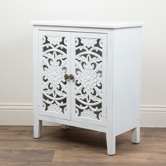 Jessie 2 Door Cabinet White Medium