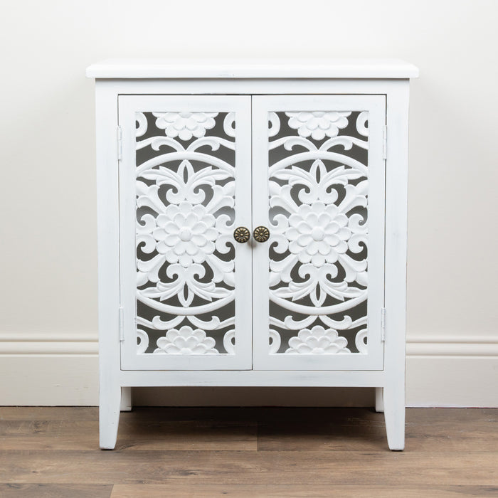 Jessie 2 Door Cabinet White Medium