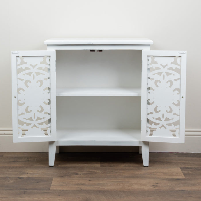 Jessie 2 Door Cabinet White Medium