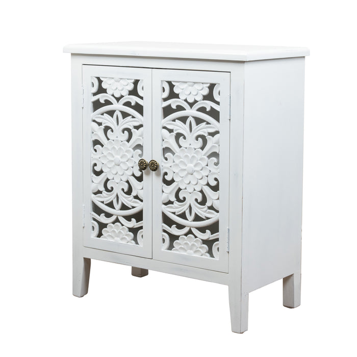 Jessie 2 Door Cabinet White Medium