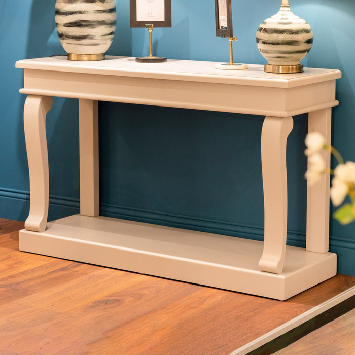 Scroll Ivory 130cm Console Table