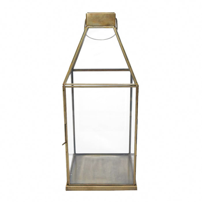 Esha Lantern Antique Brass 42cm