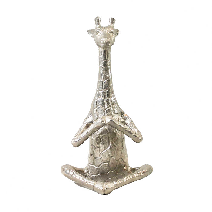 Safari Yoga Giraffe Silver