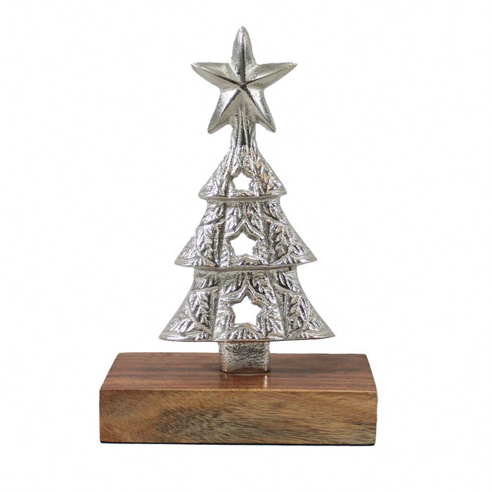 Festive Christmas Tree Silver