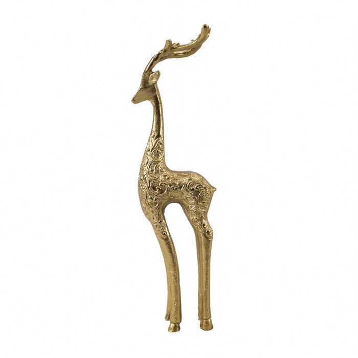 Festive Reindeer Large Gold