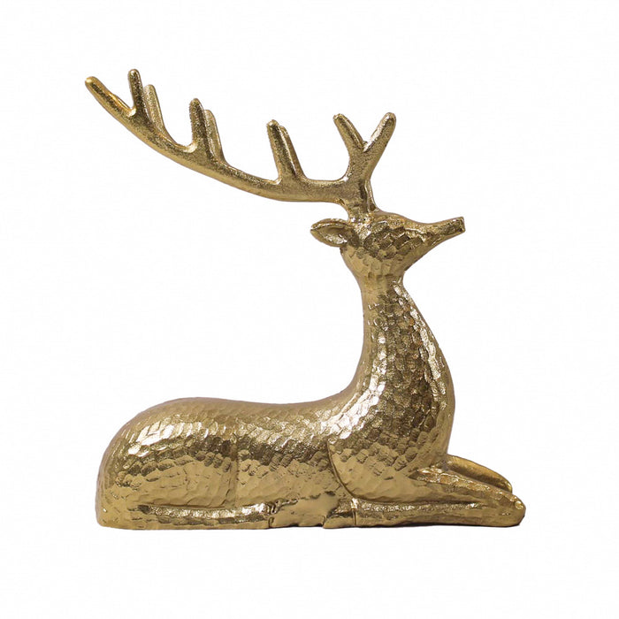 Festive Sitting Stag Gold