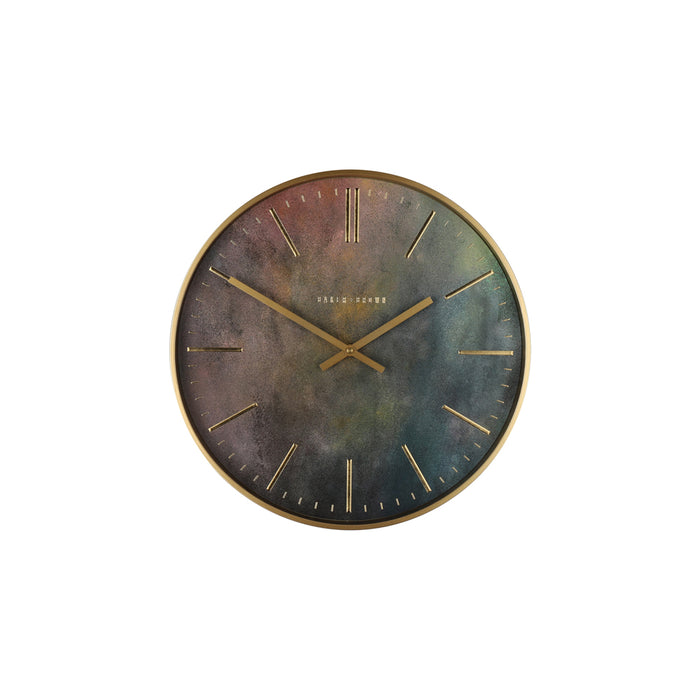 Baker And Brown Galaxy Clock Indigo 40cm