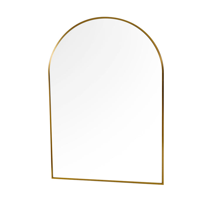 Modena Arch Wall Mirror  Gold 66x96cm