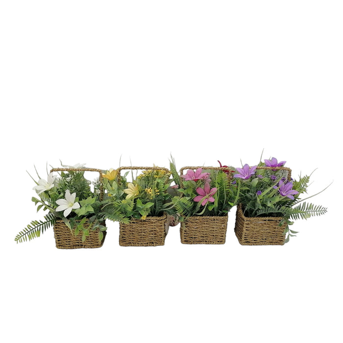 Wildflower Flower Basket Small