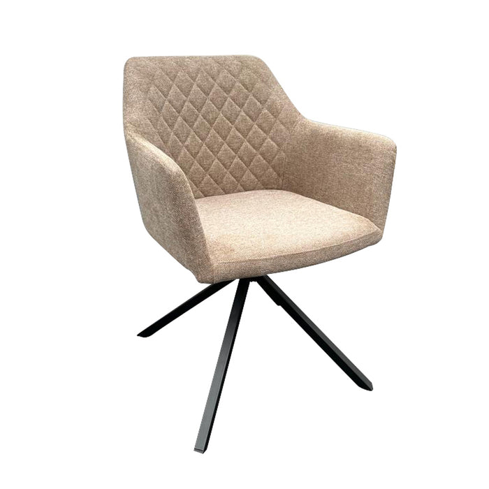 Patti Swivel Dining Chair Beige