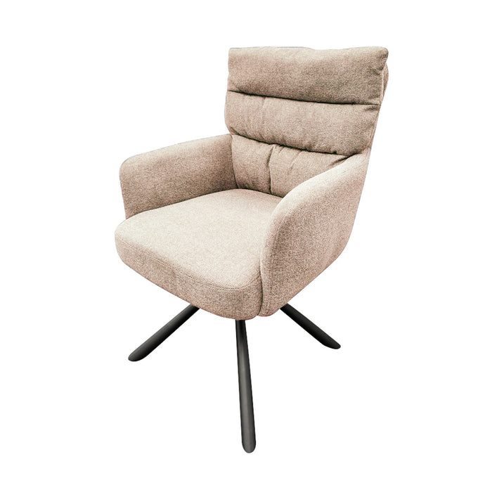 Stefan Swivel Dining Chair Beige