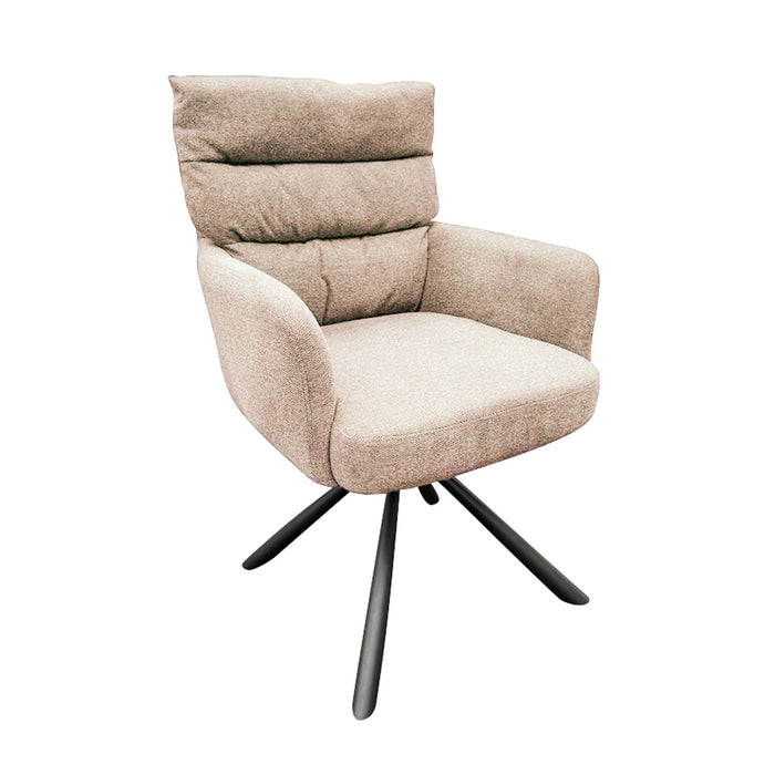 Stefan Swivel Dining Chair Beige