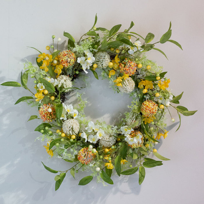 Spring Wildflower Wreath 66cm