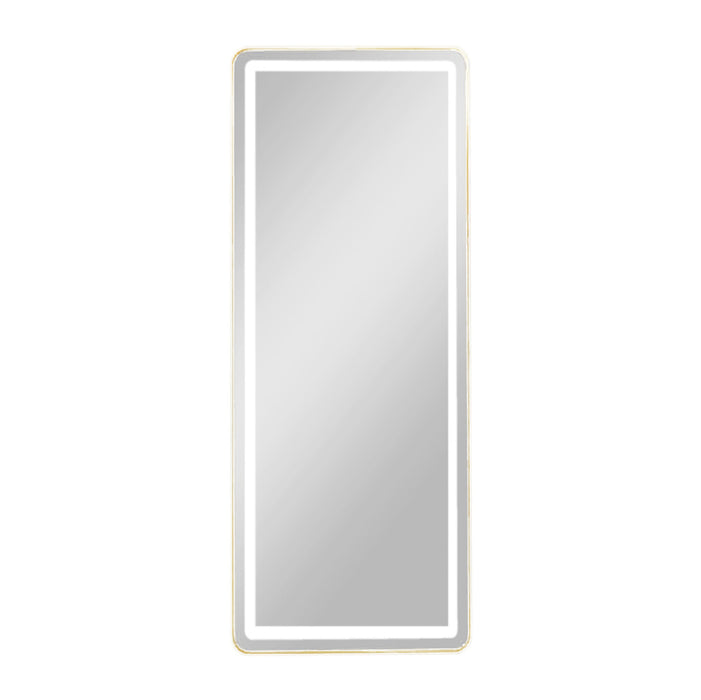 Led Modena Cheval Mirror White 160 X 50cm