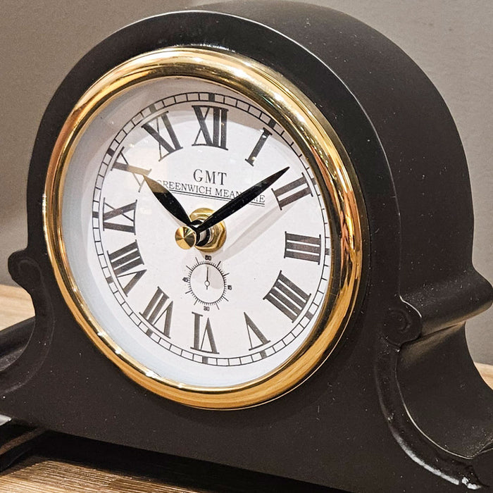 Greenwich Mantel Clock Antique Brass