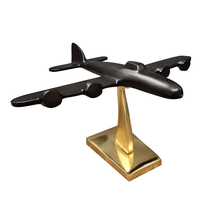 Deco Plane Brass/black