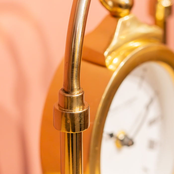 Edward And Florence Hanging Clock Gold