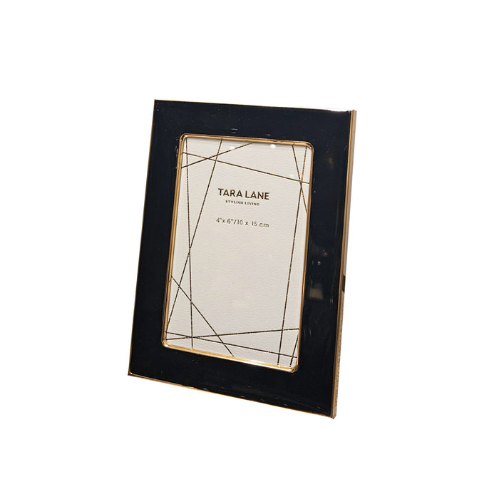 Ella Photo Frame Black/gold 4 X 6