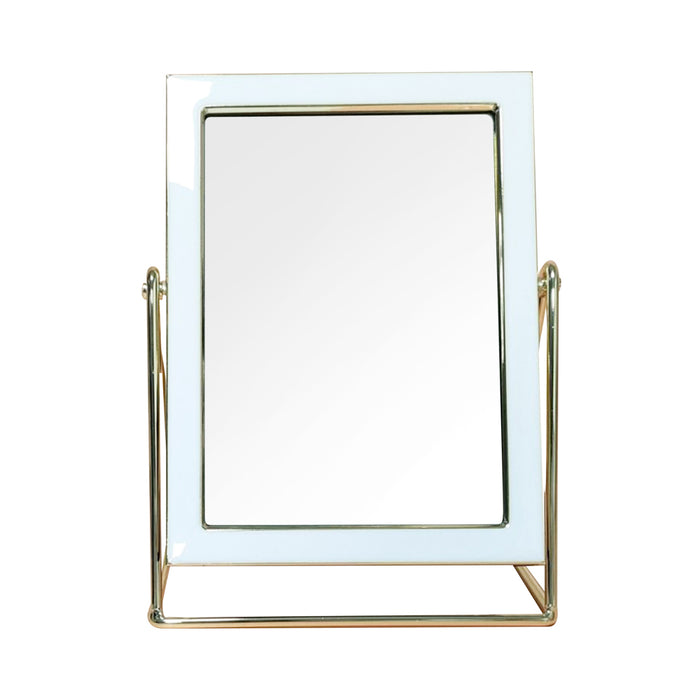 Ella Vanity Mirror Rectangle White/gold 5 X 7