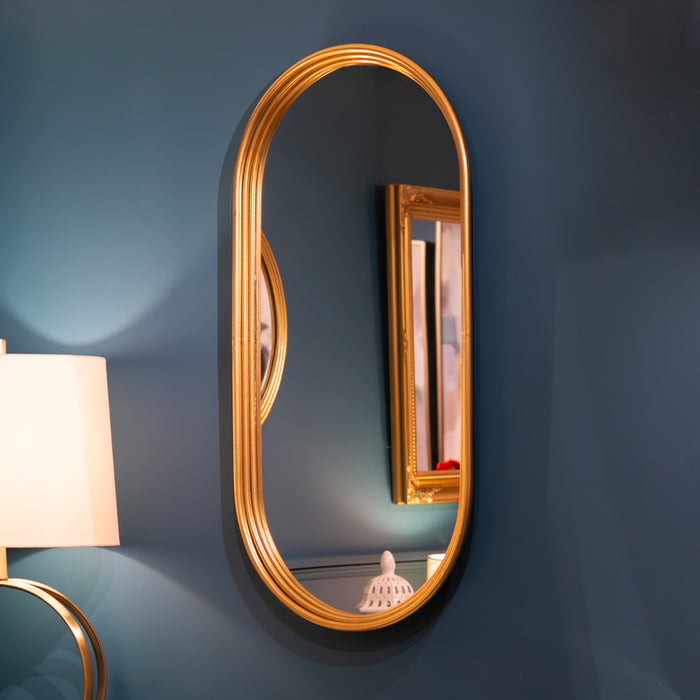 Odessa Oblong Mirror Gold 99 X 49 Cm