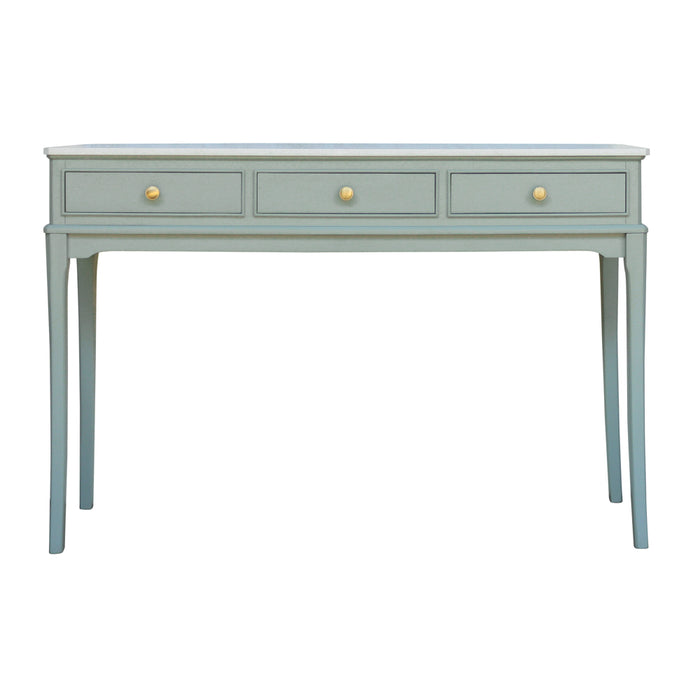 Monroe 3 Dr Console With Marble Top Sage