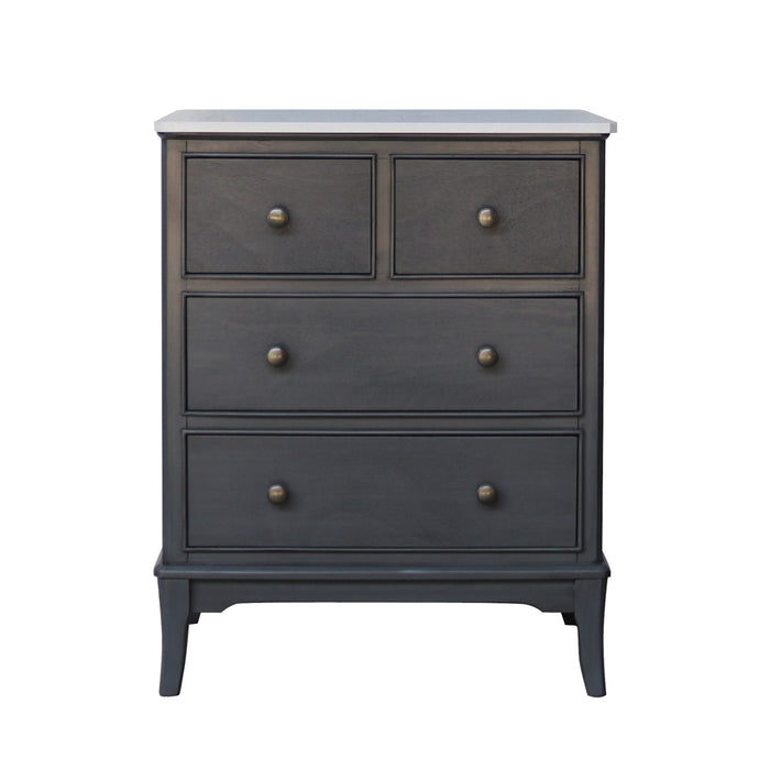 Monroe 4 Drawer Cabinet With Marble Top Russell