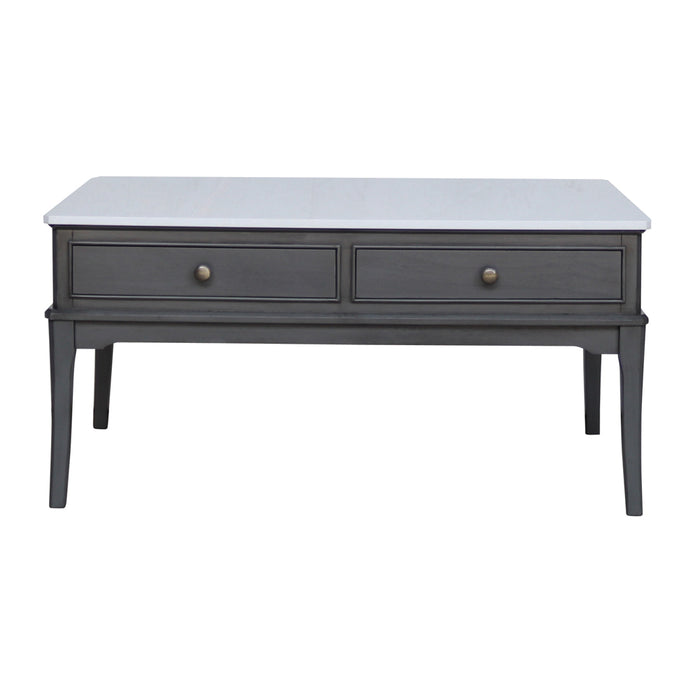 Monroe Coffee Table With Marble Top Russell