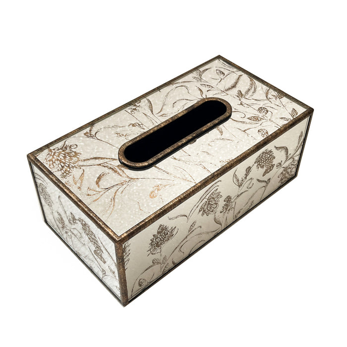 Vela Rectangle Tissue Box Gold