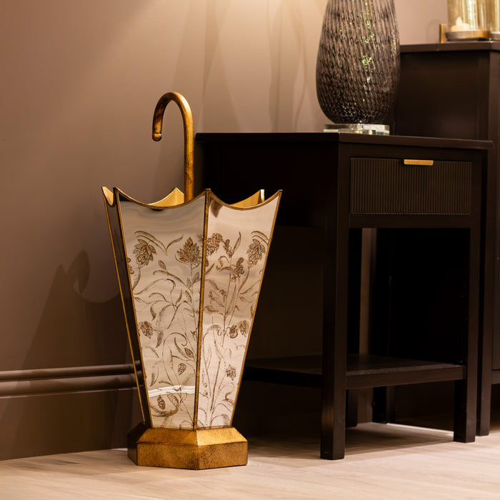 Vela Umbrella Stand Gold