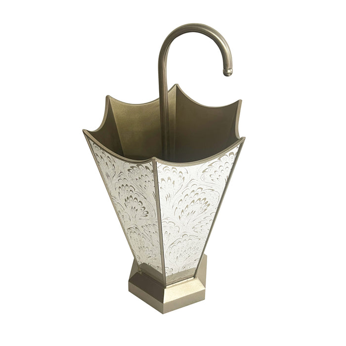 Lyra Umbrella Stand Champagne