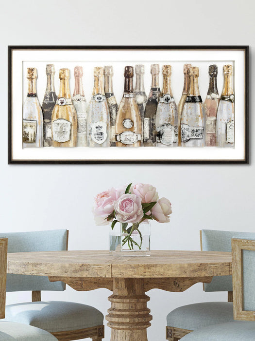 Framed Print Champagne Alley 138 X 65cm