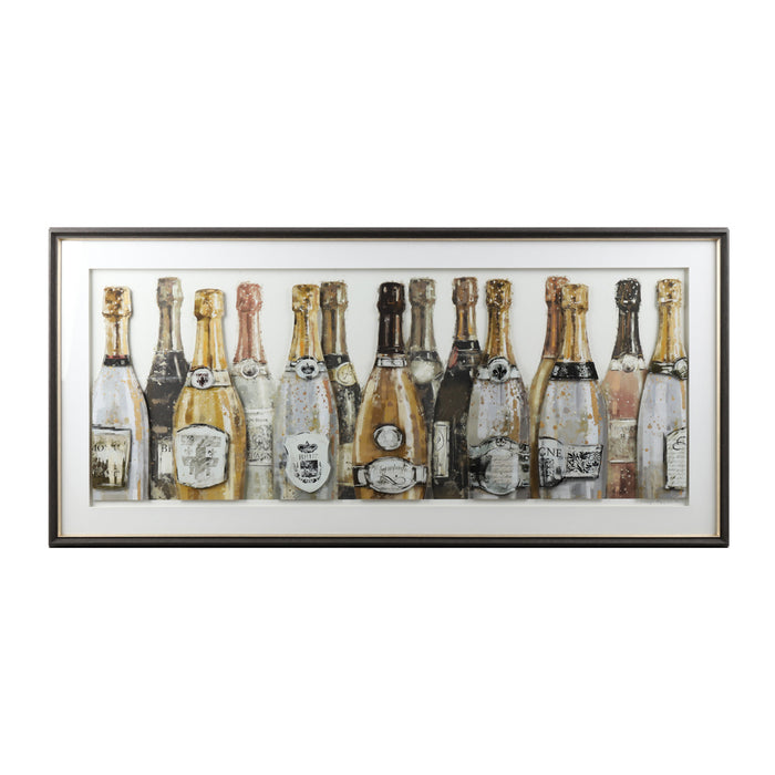 Framed Print Champagne Alley 138 X 65cm