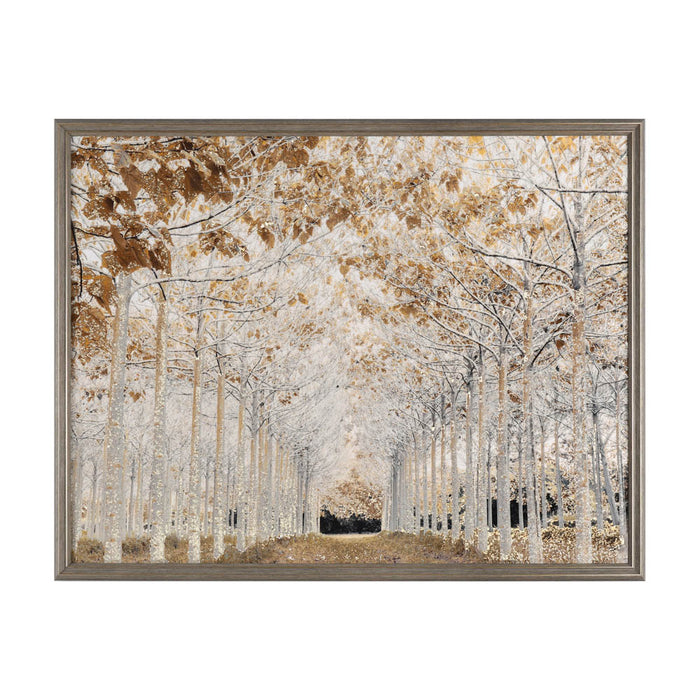 Framed Print Avenue Of Trees 120 X 90cm