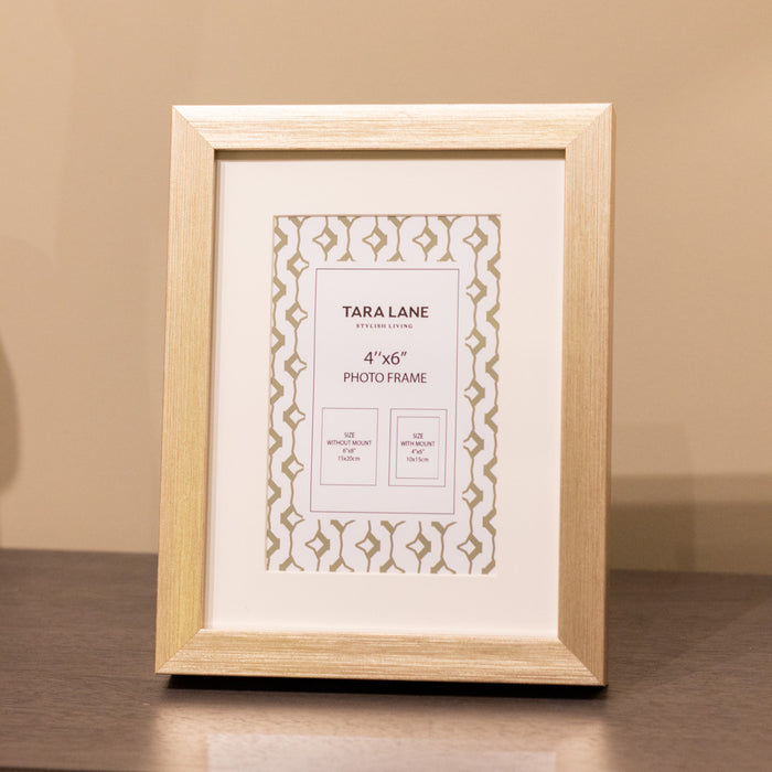 Gallery Photo Frame 4 X 6 Champagne