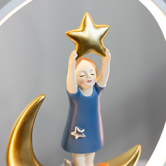 Star And Moon Usb Lamp