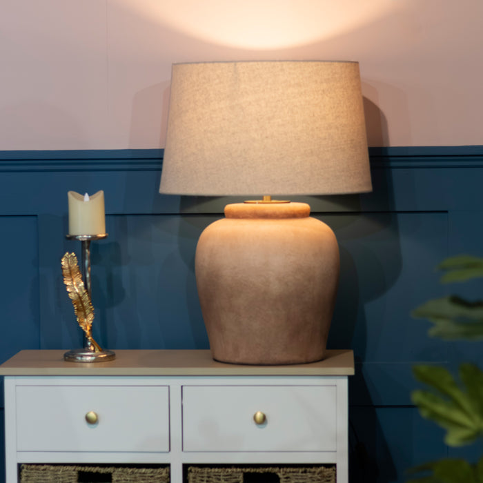 Milana Stone Table Lamp 52cm