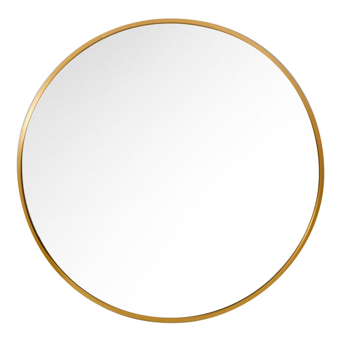 Modena Round Wall Mirror Gold 120cm