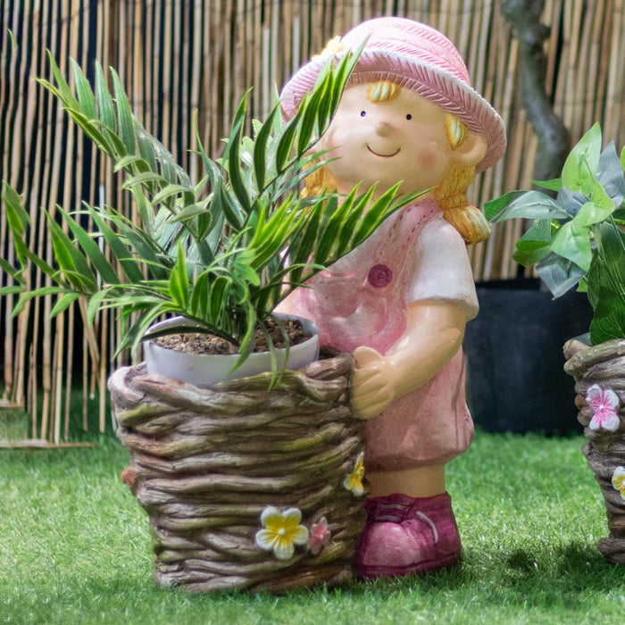 Girl Standing Planter