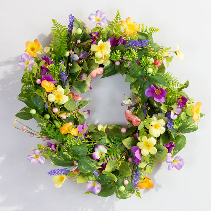 Spring Floral Wreath 50cm