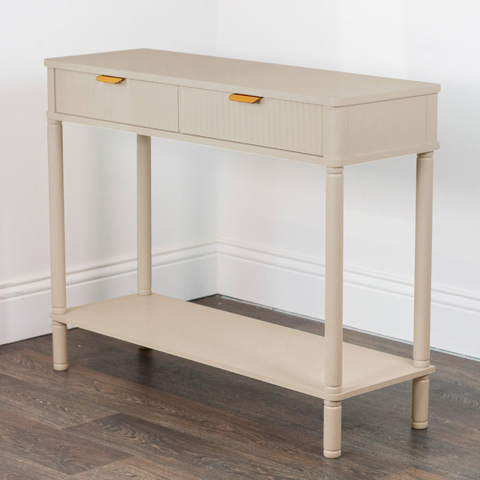 Parson two drawer console