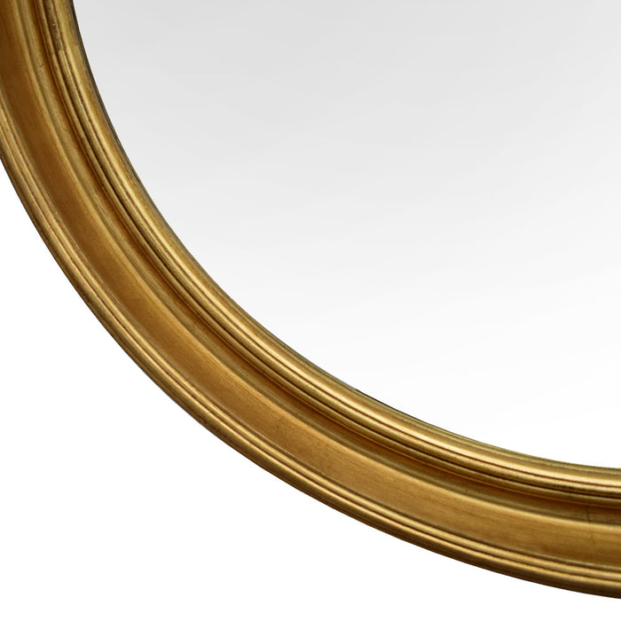 Lily Round Mirror 90cm Gold