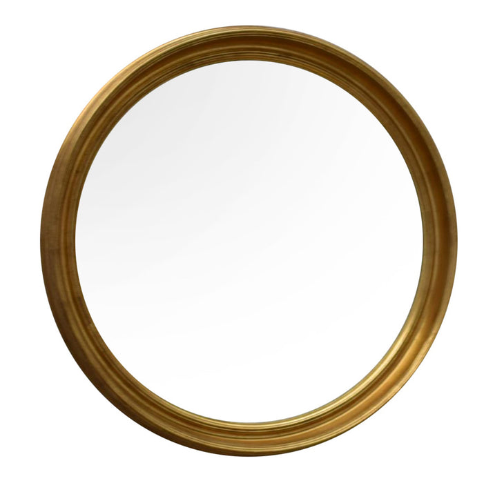 Lily Round Mirror 90cm Gold