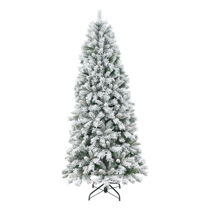 7ft Flocked Christmas Tree