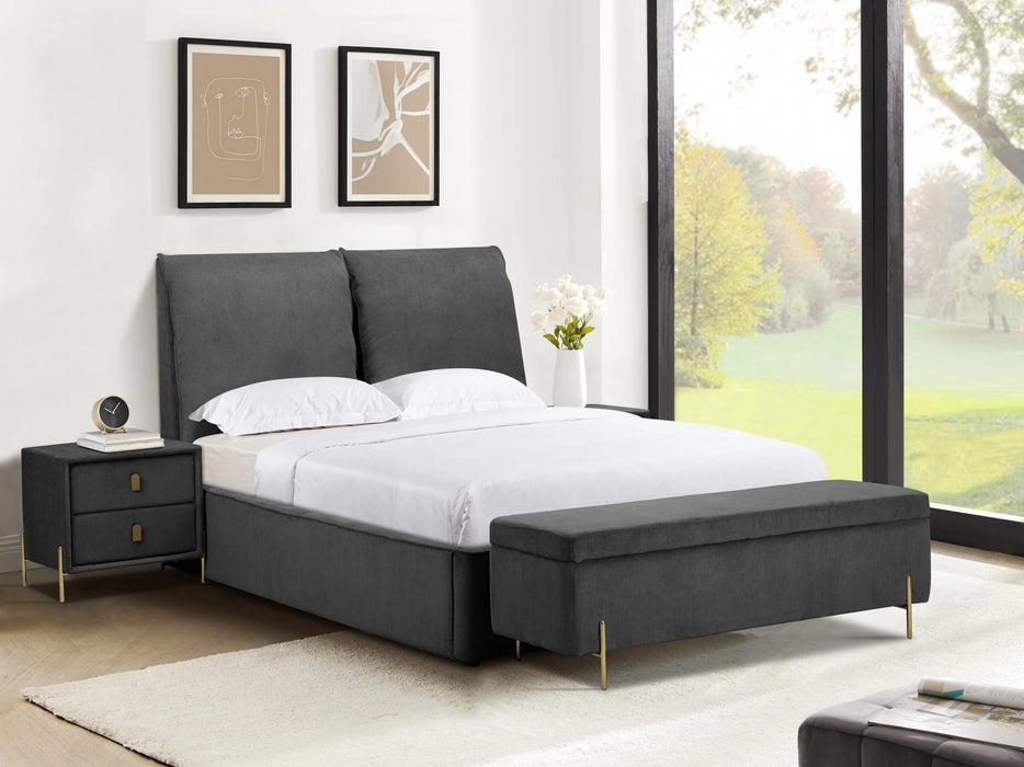 Grey | Ottoman Double Bedframe | Waterford