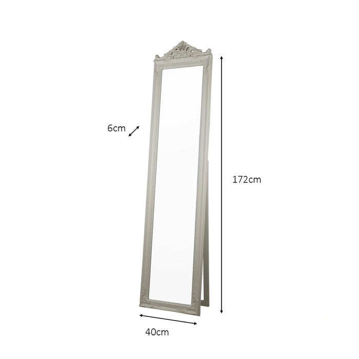 Chateau Cheval Mirror Cream 40x172cm