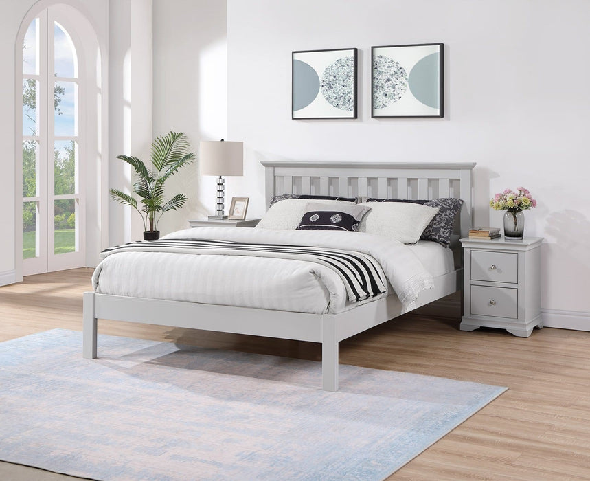 ALEX | DOUBLE BEDFRAME | GREY