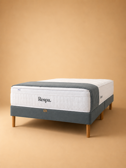 Respa Inspire King-size Divan Base with 8" Beech Legs