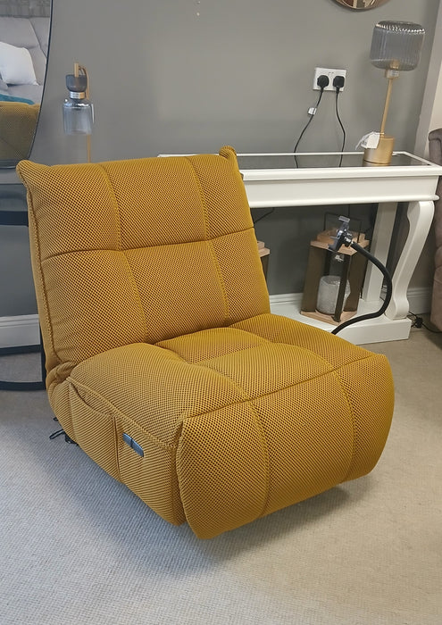 Clarke Swivel Rocker Power Recliner Chair - Mustard