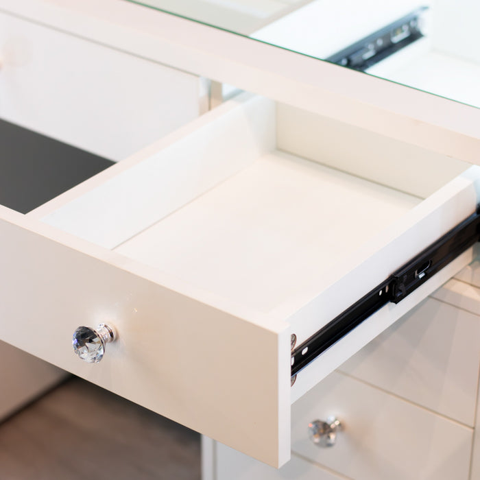 Erika hollywood dressing table with bluetooth